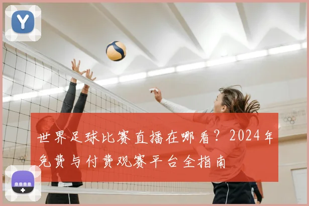 世界足球比赛直播在哪看？2024年免费与付费观赛平台全指南
